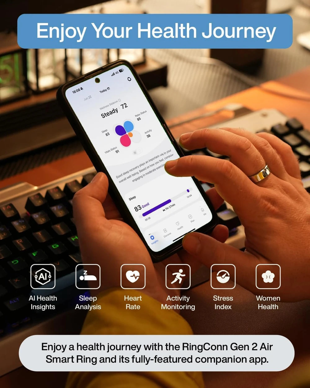 RingConn Gen 2 Air Smart Ring